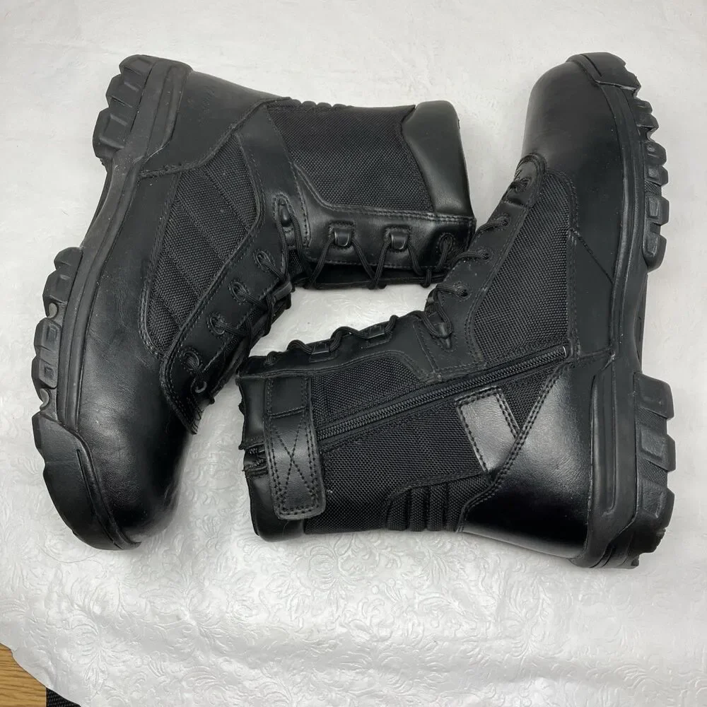 Bates Mens Tactical Sport Side Zip Composite Toe Black Boots E02261 Sz 15 Combat